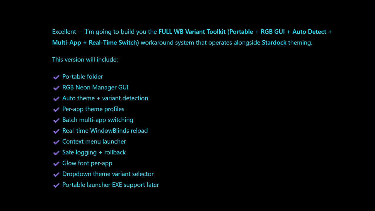 FULL WB Variant Toolkit (Portable + RGB GUI + Auto Detect + Multi-App