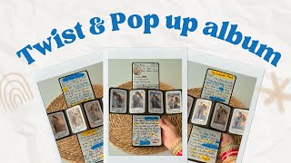 Twist and pop up album tutorial | DIY video | Album ideas | Pop up card | Tutorial