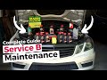 Service B Mercedes Benz! A complete guide showing you how to do each service! *BIG MONEY SAVER**