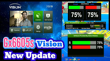 GX6605S HW203 VISION NEW UPDATE SOFTWARE || SATFINDER DUBBLE ZOOM SIGNAL