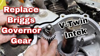 Easily Replace Briggs Governor Gear (VTwin Intek Engine) with Taryl