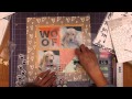 Scrapbook Process Video | Watercolored Die Cuts