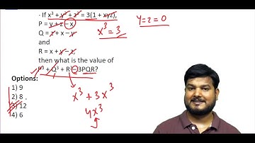If x3 + y3 + z3 = 3(1 + xyz), P = y + z – x, Q = z + x – y .............? (#SSCCGL Maths Questions)