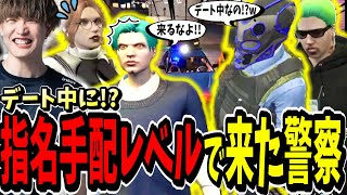 【ストグラ切り抜き】デート中に警察とチェイス！？ただのスピード違反で街を揺るがす大チェイスが始まって笑い転げたｗｗ【ENTER FORCE.36】【GTA】