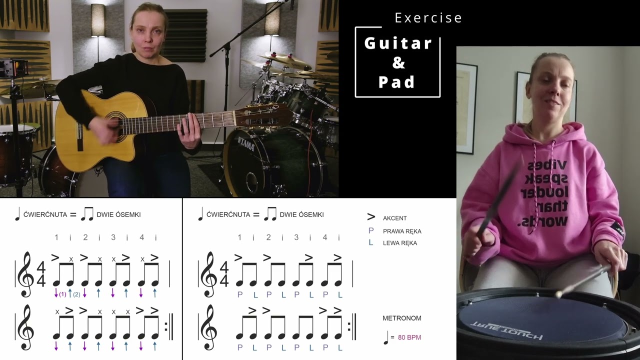 Pad & Guitar One Exercise