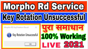 key rotation unsuccessful morpho full solution 2021 / morpho device key rotation unsuccessful