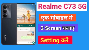 Realme C73 5G Split Screen Enable Kaise Kare | How To Use Dual Screen Realme C73 5G