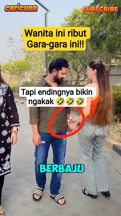 WANITA INI RIBUT GARA GARA INI TAPI ENDINGNYA BIKIN NGAKAK ‼️🤣#funny #shortvideo #trendingshorts