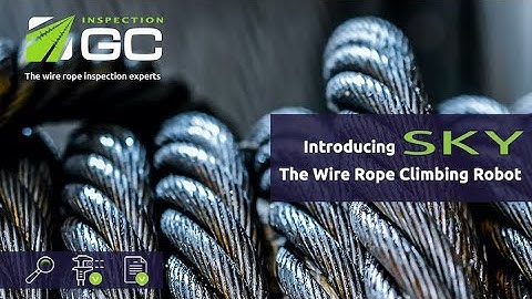 Inspection GC innovates: Introducing SKY, the Wire Rope Climbing Robot