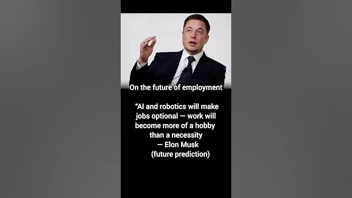 “Elon Musk on the future of jobs: AI will make work optional. The next decade will change everything