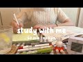 【 study with me 】６０min / no bgm / writing sound . 共通テストまであと150日🔥