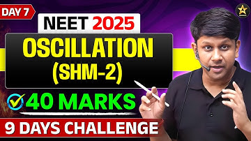Oscillation and Simple Harmonic Motion (SHM) Class 11| Complete Chapter | NEET 2025 | GG Sir | L-2