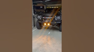 Installing our Diode Dynamics bumper lights #fordbronco #install #diodedynamics