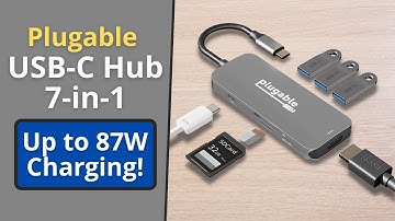 Plugable USB C Hub 7 in 1
