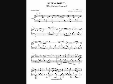 safe sound taylor swift ft the civil wars piano cover by aldy william joseph sheet music