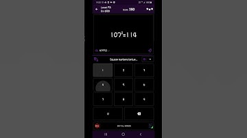 Math Tricks - Training mode - Square numbers between 100 and 109 - level 053 (Number Keyboard)