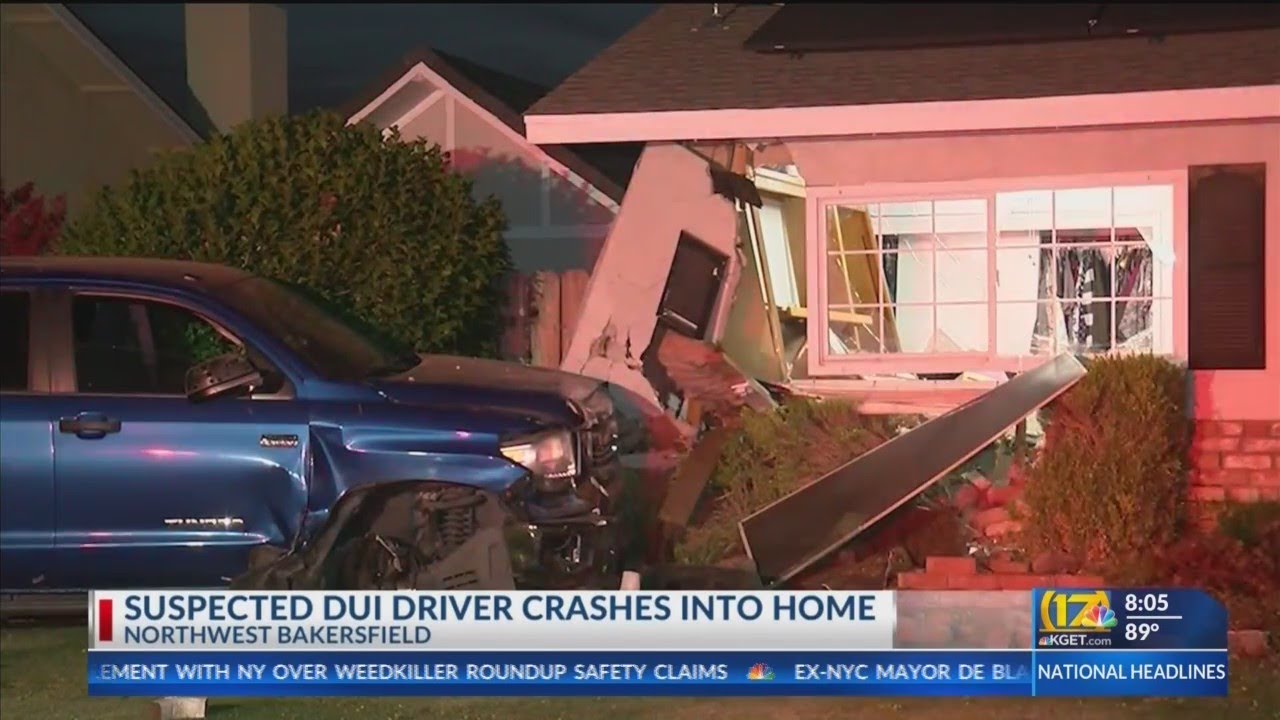 Suspected DUI driver crashes truck into Norris Rd home - YouTube