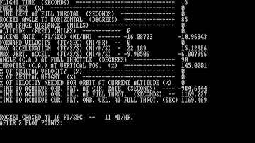 IBM PC Longplay - Design and Orbit a Rocket