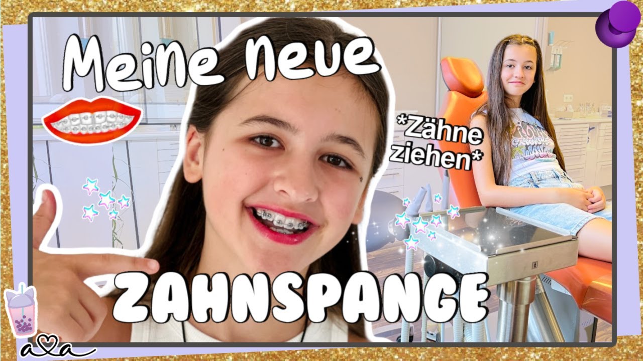 AVAS FESTE ZAHNSPANGE 🌸 SCHMERZEN, ROUTINE, ESSEN, ZAHNARZT, ZÄHNE ZIEHEN 💜 Alles Ava