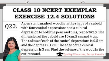 Exercise 12.4 Question 20 NCERT Exemplar Class 10 Maths @MathsTeacher