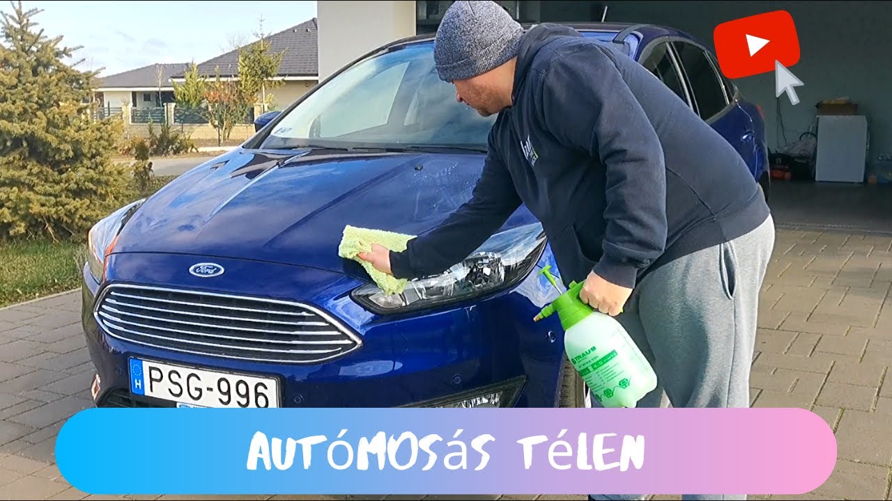 Így mosd le gyorsan és egyszerűen a kocsid télen!