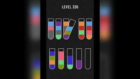 Water sort puzzle level 326