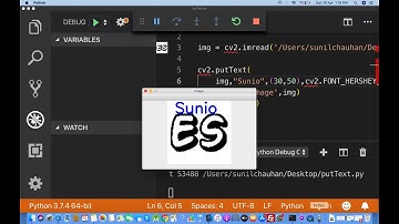 Put Text on Image using OpenCV Python