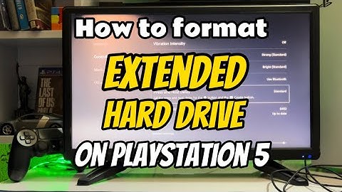 How To Format External Hard Drive As Extended Storage on PS5 PlayStation 5