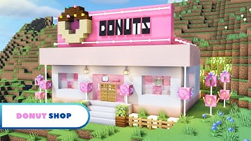 🧀 Minecraft Build Tutorial | 🥯 How To Build a Donut Shop in Minecraft 🍩