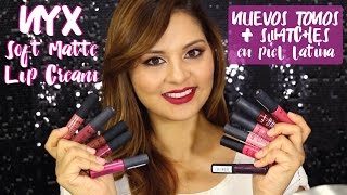 Nuevos tonos NYX Soft Matte Lip Cream - Swatches en piel latina | Pixie MakeUp screenshot 2