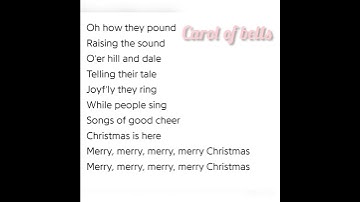 Thumbnail of happy christmas (carol of bells lyrics ) #christmas #christmassongs