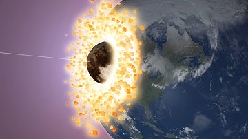 Pluto collision with Earth (Universe Sandbox 2)