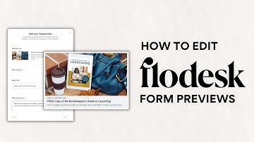 How to Edit Flodesk Form Previews on Facebook | Flodesk Tutorial
