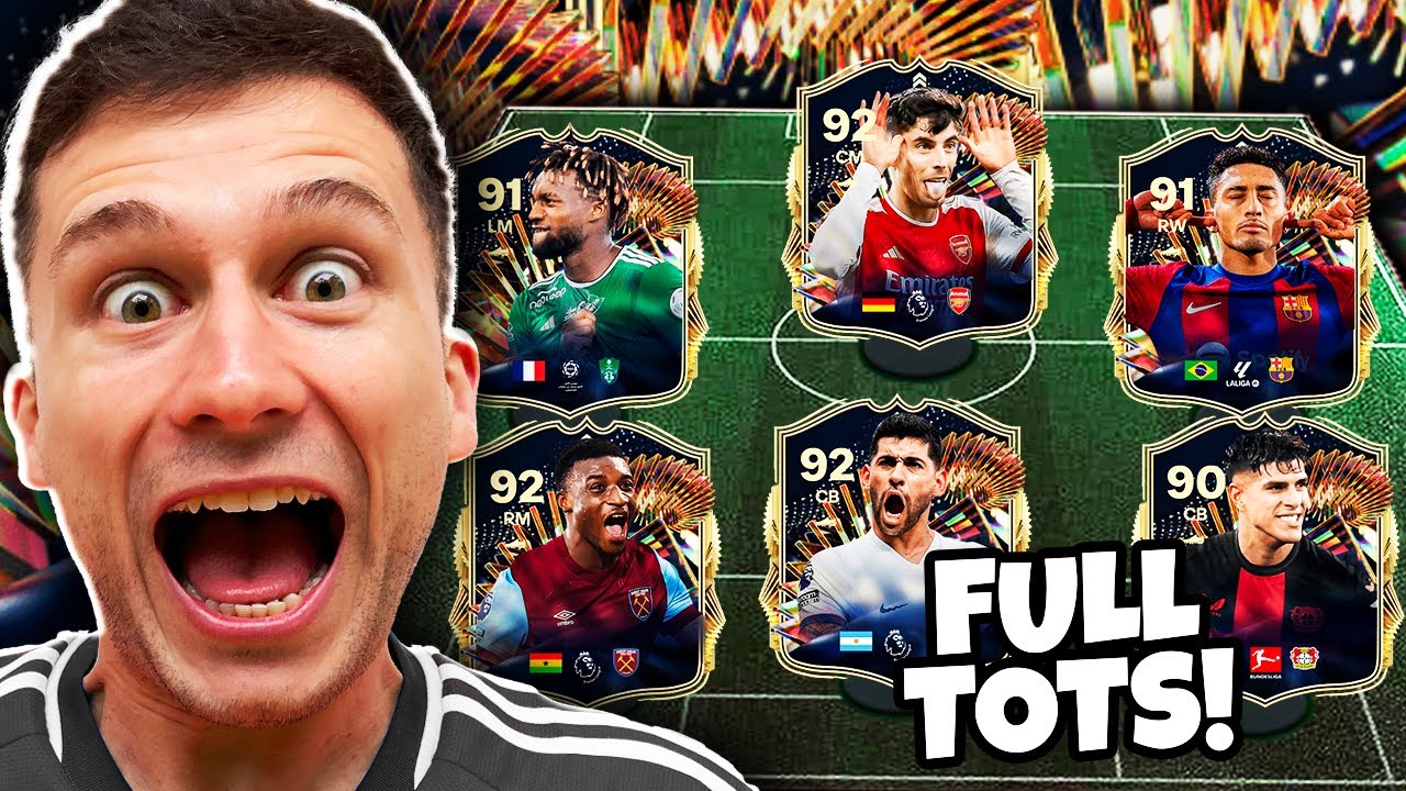 MONTEI UM TIME FULL TOTS NO EA FC 24! ULTIMATE TEAM