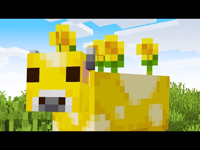 Mooblooms Mod 1.17.1 (Add cow color and flowers) - Minecraft