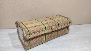 DIY  Поделки из джута и бамбуковой салфетки своими руками  Идеи для декора Шкатулка на подарок Декор