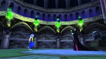 KH HD 1.5 final mix re COM reverse/rebirth part 1 hollow bastion,malificent and ansem