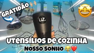 Utensílios de cozinha que não tínhamos  aos poucos realizando nossos sonhos ️