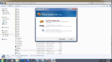 Install Microsoft Visual Studio 2008 for programming in c# and vb.net