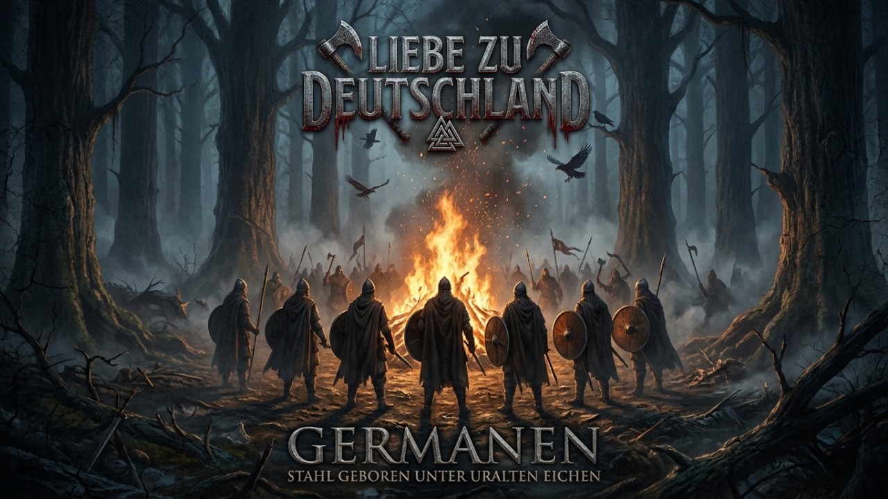 GERMANEN – Stahlgeboren unter uralten Eichen (Official Lyric music Video)