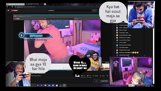 CARRYMINTAI Reaction on SCOUT dance ll ORMAVI, MAMBA Trolling SCOUT ll SCOUT funny moments