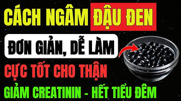 Người CAO TUỔI Phải Biết Cách NGÂM ĐẬU ĐEN Đúng Chuẩn, GIỮ Lại Toàn Bộ Dinh Dưỡng BỔ THẬN Gấp 10 Lần