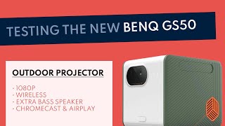 Testing the BenQ GS50 Wireless Outdoor Projector - Is it worth $799??