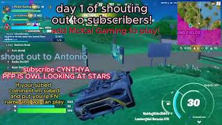 Playing with subscribers! (day 1)!