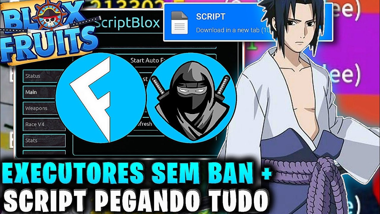 NOVA ATUALIZAÇÃO! 🔱 EXECUTOR e SCRIPT Atualizado BLOX FRUITS (CELULAR e  PC) Auto Farm Pegando Tudo 