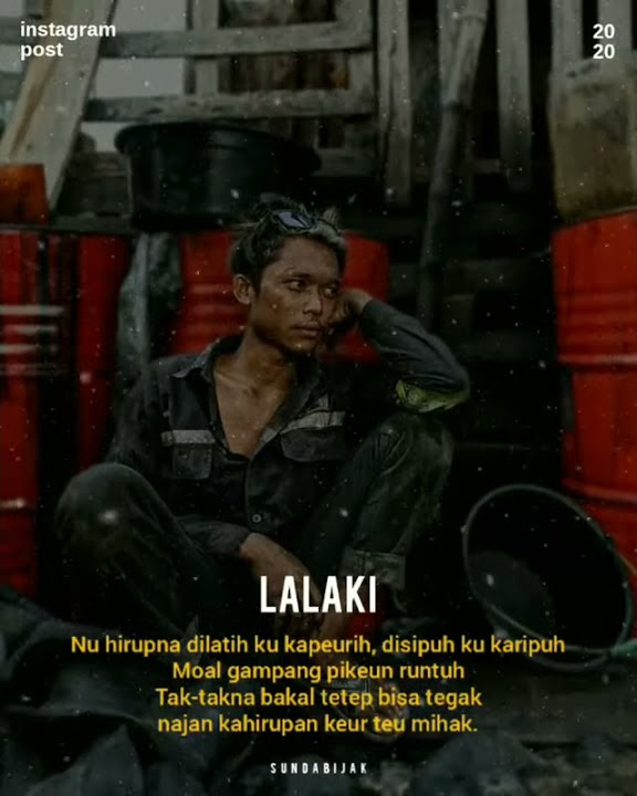 SUNDA BIJAK LALAKI { STORY WA SUNDA 30 DETIK | KATA BIJAK SUNDA