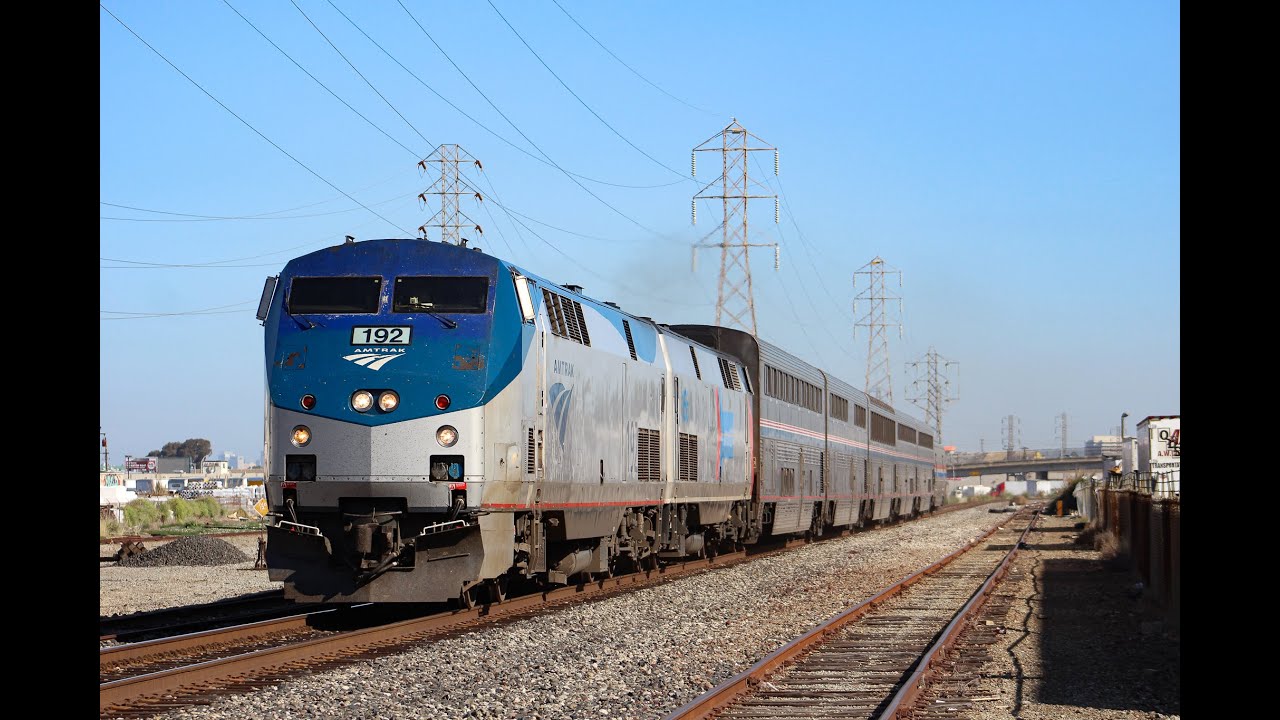 Amtrak trains in the Bay Area - Summer 2020.