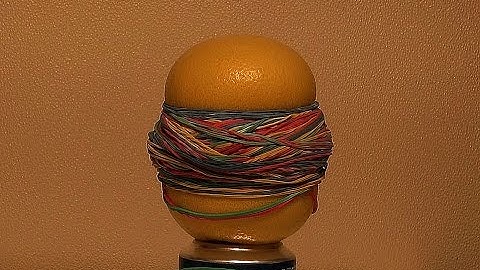 Grapefruit VS Rubber Bands :)