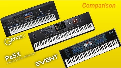 Yamaha Genos2 vs Korg Pa5x vs Ketron Event / Comparison