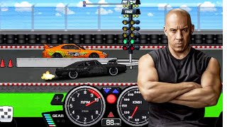 pixel car racer - Build Fast and Furious Dominic Toretto's Dodge Charger 1970 - Ethanol Engines screenshot 5